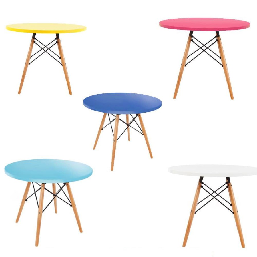 Toddler Furniture & Accessories littlehelper | Eames Dsw Design-Inspired Kids Contemporary Solid Wooden Table | Choice Of Colours