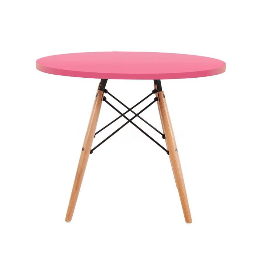 Toddler Furniture & Accessories littlehelper | Eames Dsw Design-Inspired Kids Contemporary Solid Wooden Table | Choice Of Colours