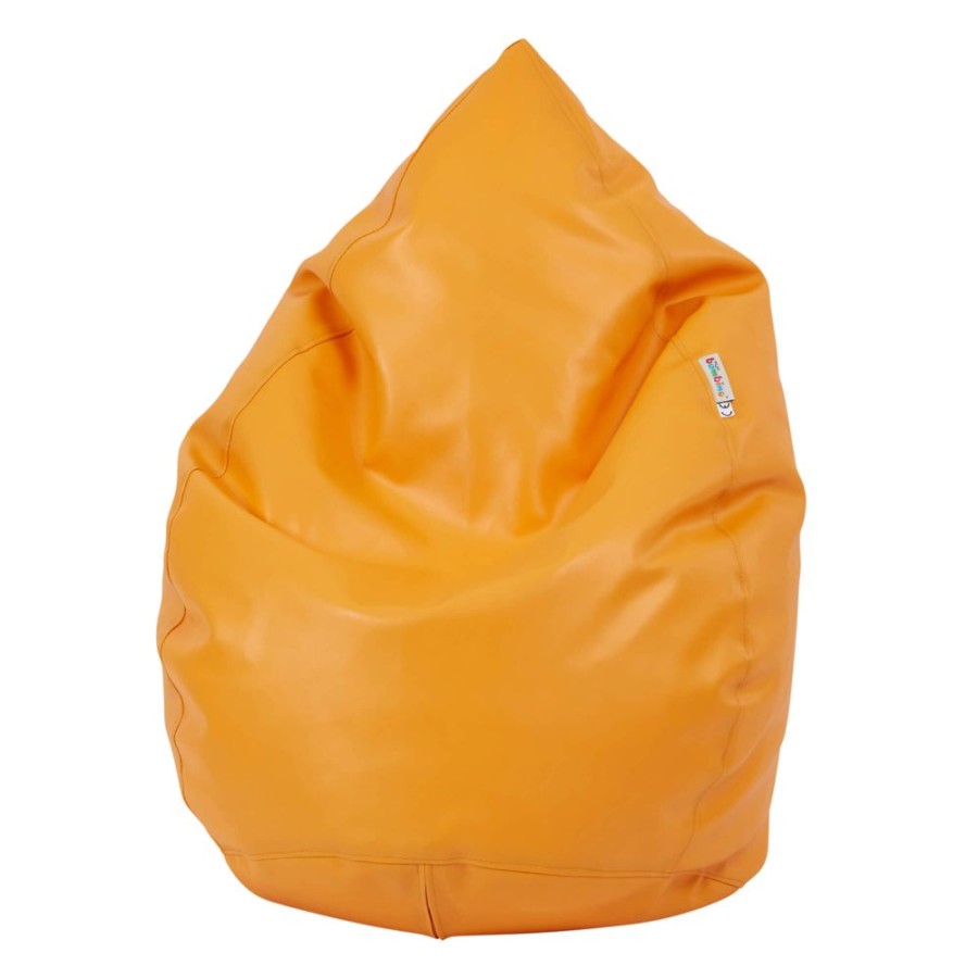 Toddler Furniture & Accessories littlehelper | Children'S Durable & Super Comfortable Orange Waterproof Bean Bag