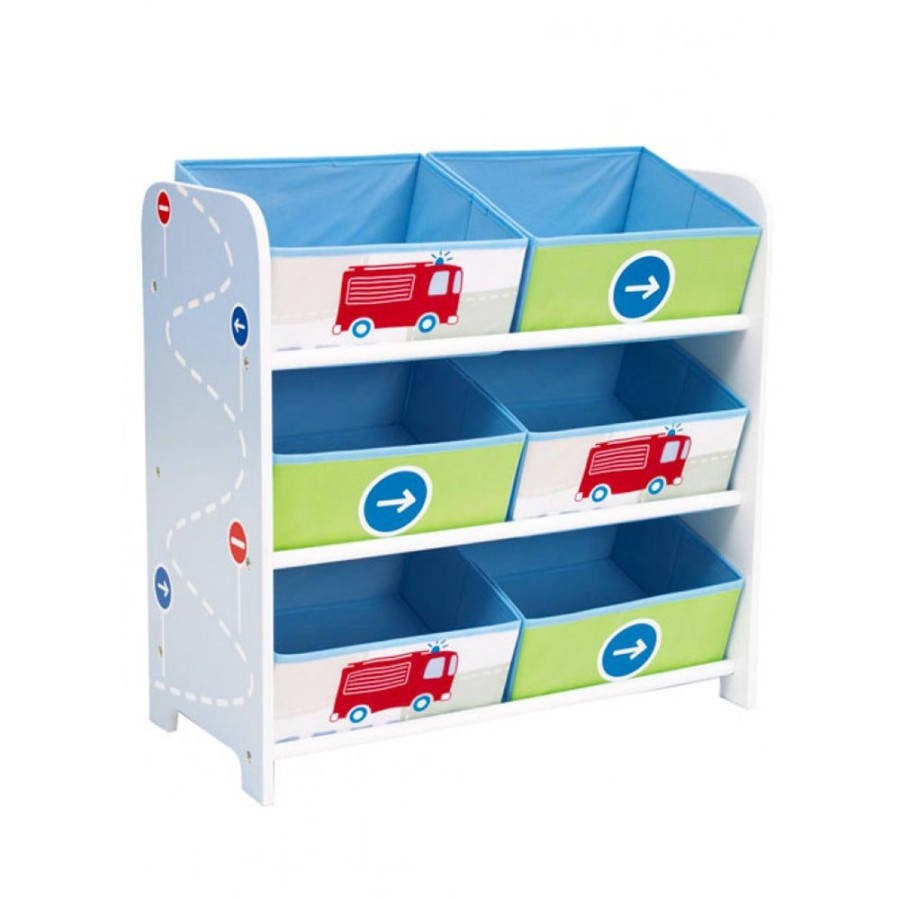 Baby & Nursery littlehelper Toy Box | Trucks N Tractors Storage Box | Toy Storage Unit | Kids Storage