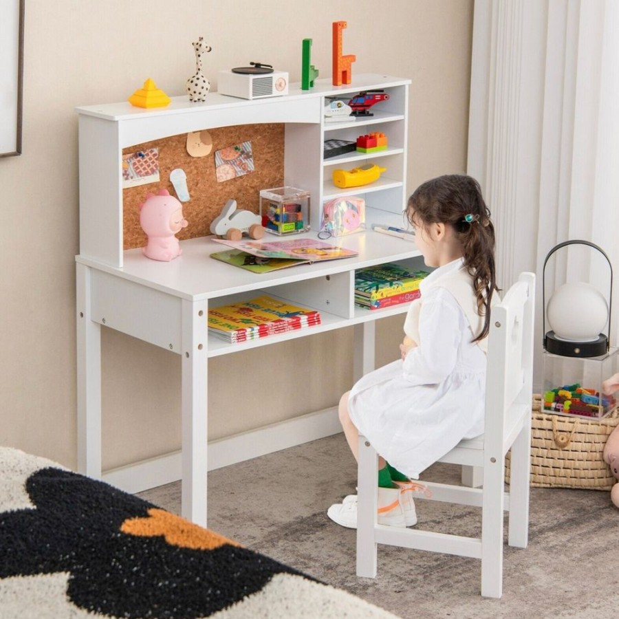 Toddler Furniture & Accessories littlehelper | Montessori Eco-Conscious Desk | Storage & Chair | Or | 3-10 Years