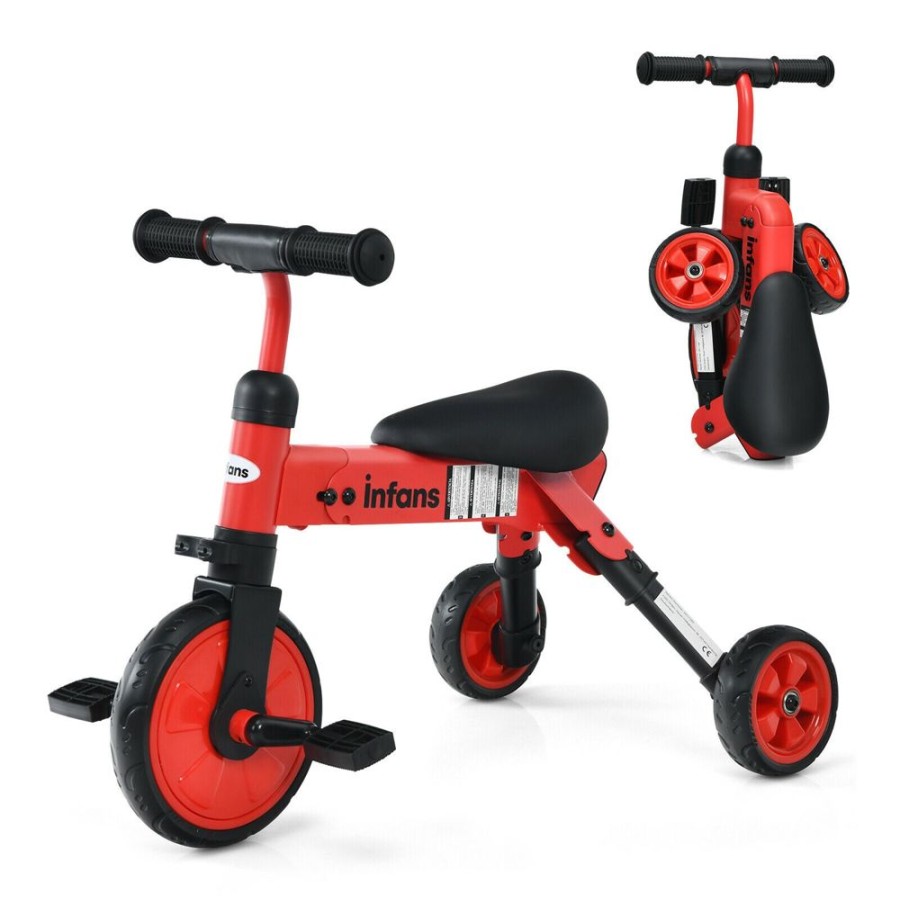 Playtime littlehelper Balance Bikes | 2 In 1 Kids Tricycle | 3 Wheel Bike Trike | Detachable Pedals