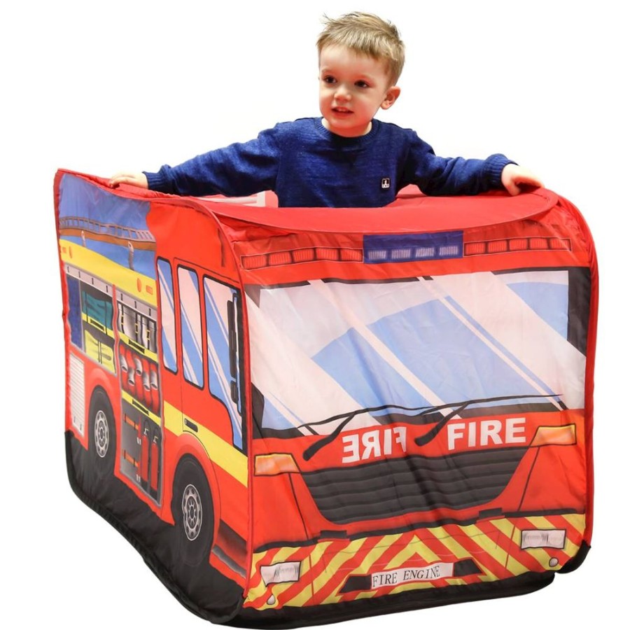 Playtime littlehelper Role Play Toys | Children'S Pop-Up Fire Engine Play Tent | Role Play Fun | Den