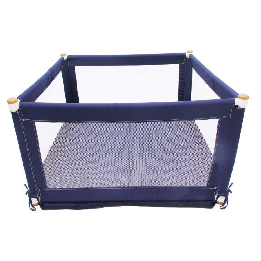 Baby & Nursery littlehelper Travel Cots & Playpens | Easy Assemble & Portable Mesh Sided Baby Playpen | Baby Playmat | 1.1. X 1.1M