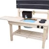 Playtime littlehelper Toy Kitchens | Heavy Duty Montessori Wooden Kids Mud Kitchen | Outdoor Toy Kitchen | 18M+