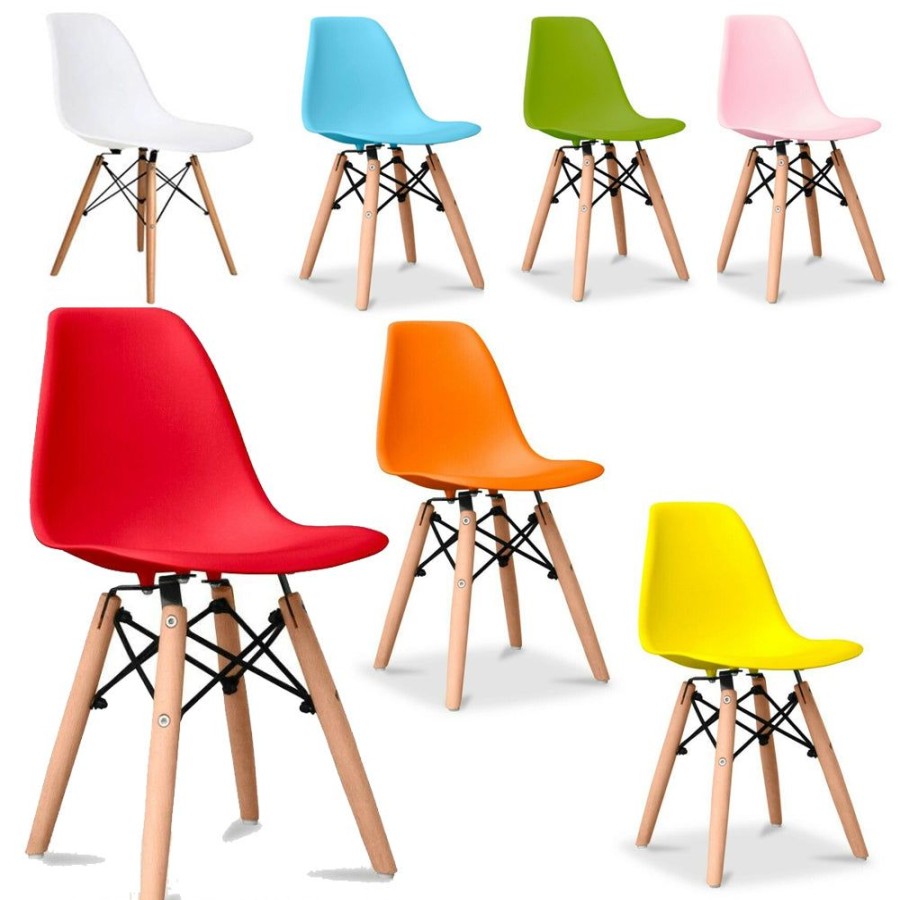 Toddler Furniture & Accessories littlehelper | Eames Dsw Design-Inspi Adult/ Older Child Contemporary Solid Wooden Chair | 6 Years+