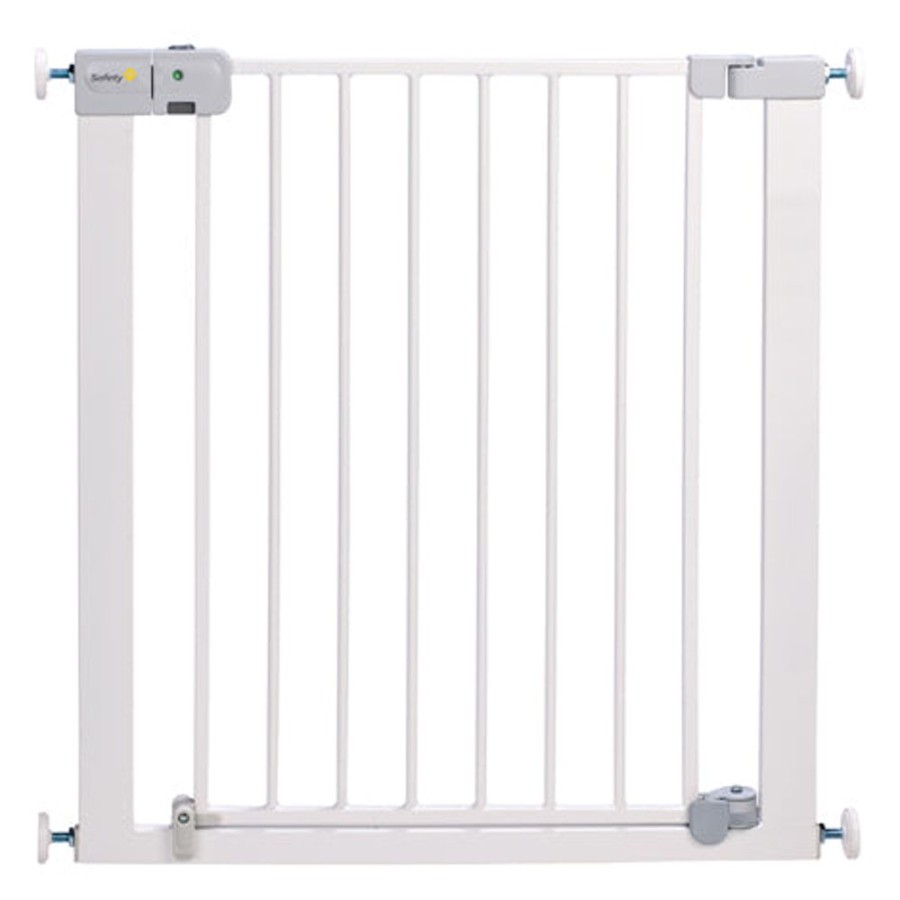 Baby & Nursery littlehelper Stair Gates | Safety 1St Metal Stair Gate | Auto Close | White Stair Gate (73-80Cm)