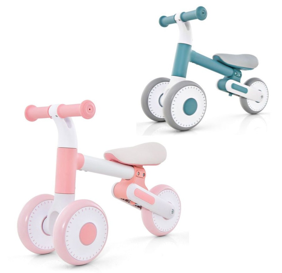 Playtime littlehelper Ride On Toys | 3 Wheel Push Along Training Bike | Balance Bike | Adjustable Seat Height | 2 Colours | 1-3 Years