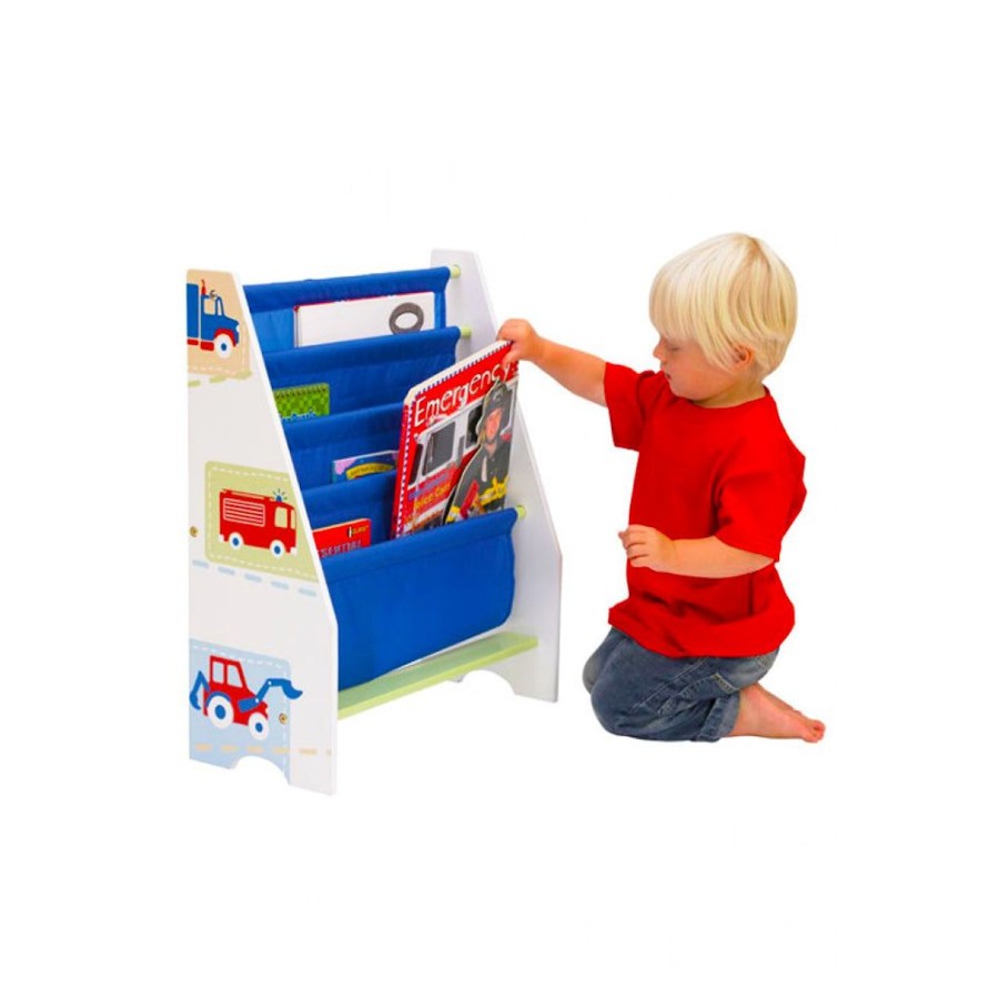 Toddler Furniture & Accessories littlehelper | Trucks N Tractors Bookcase | Childrens Bookcase | Nursery Bookshelf