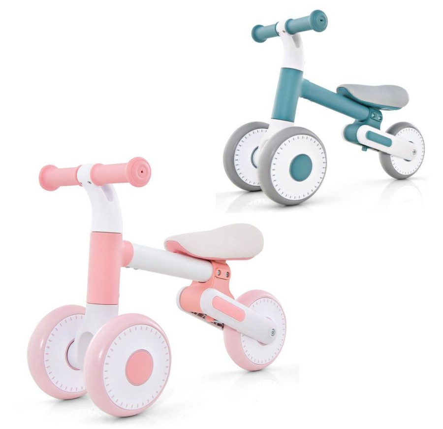 Playtime littlehelper Balance Bikes | 3 Wheel Push Along Training Bike | Balance Bike | Adjustable Seat Height | 2 Colours | 1-3 Years