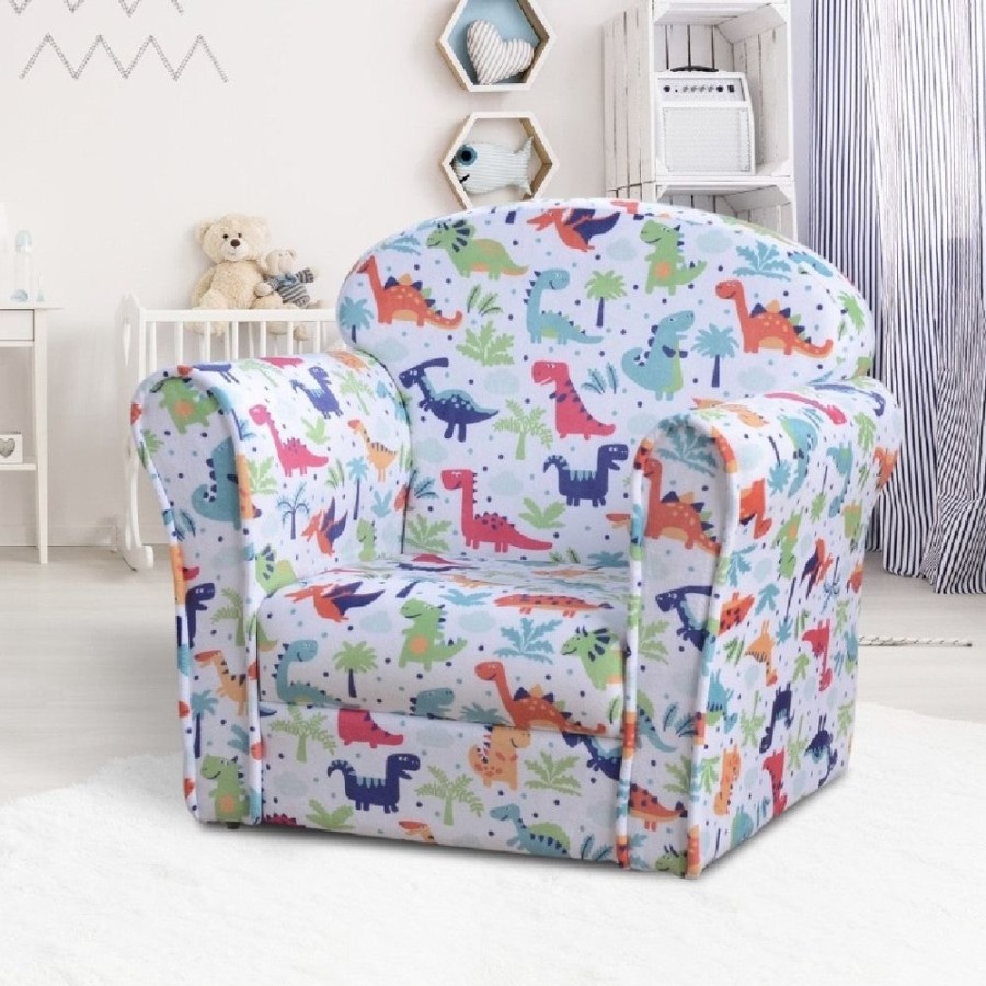 Toddler Furniture & Accessories littlehelper | Children'S Dinosaur Design Armchair | Multicoloured | 3-9 Years