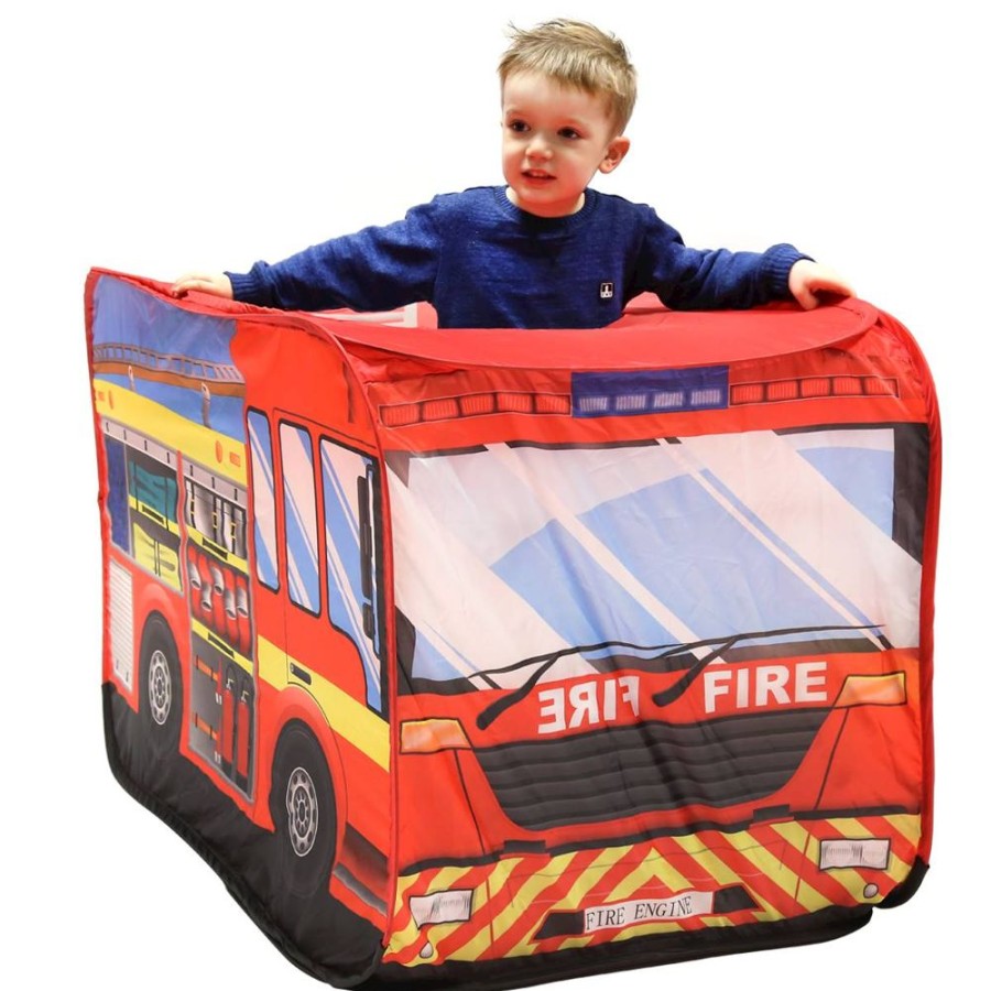 Playtime littlehelper Playhouses, Teepees & Dens | Children'S Pop-Up Fire Engine Play Tent | Role Play Fun | Den