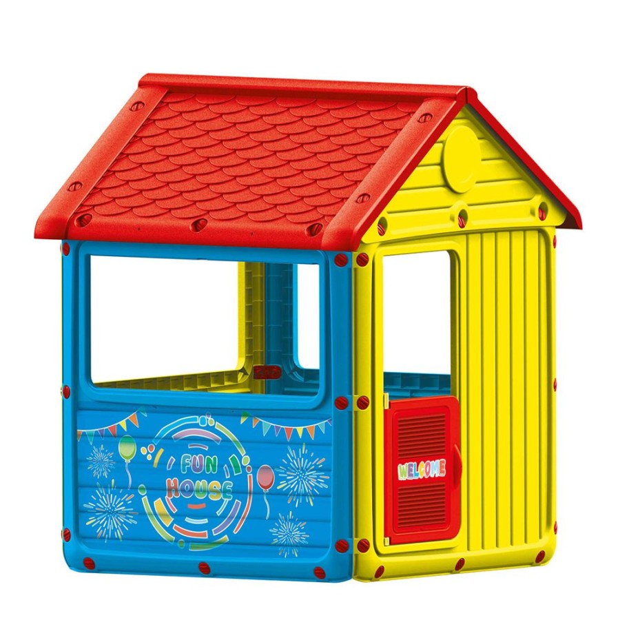 Playtime littlehelper Role Play Toys | Large Indoor & Outdoor 2 Children Sturdy Playhouse With Front Door & Windows | Ages 2-5 Years