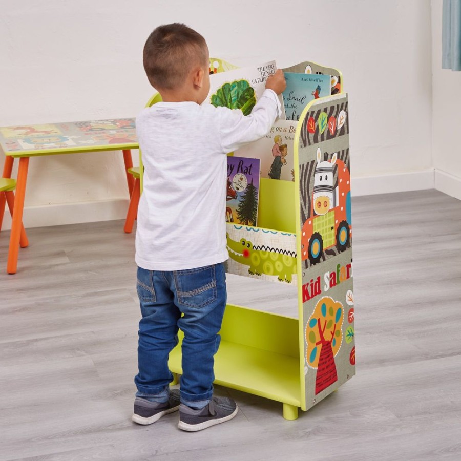 Toddler Furniture & Accessories littlehelper | Childrens | Kid'S Safari Bookshelf | Bookcase | Toy Storage